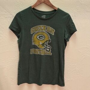 Old Navy Green Bay Packers Graphic Tee Shirt Green NFL Football Women’s L